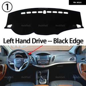 JAC REFINE S5 2013 - 19 インテリア アクセサリー ダッシュボード カバー パッド サンプロテクション パッド マット - Left Hand Black