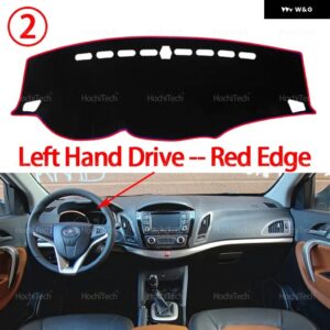 JAC REFINE S5 2013 - 19 インテリア アクセサリー ダッシュボード カバー パッド サンプロテクション パッド マット - Left Hand Red Edge