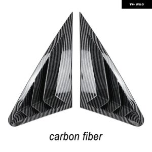 カスタム 明 リアウィンドウルーバー ルーバー スポーツバックと互換性なし ABS プラスチック 素材 - Carbon Fiber