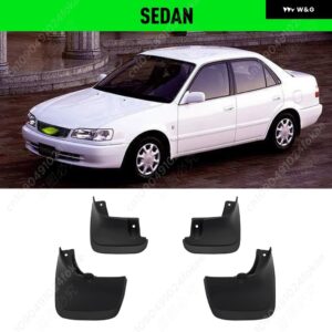 トヨタ カローラ AE110 1999 - 02 フェンダー マッドガード マッド フラップ ガード スプラッシュ フラップ マッドガード カーアクセサリー - SEDAN