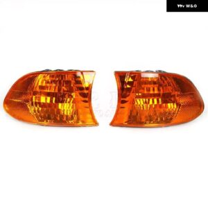 コーナーライト フロント ウィンカーランプ ライト アンバー レンズ BMW E38 740I 740IL 750IL 1998 - 01 63138379107 63138379108 - 1 Left and 1 Right