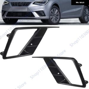 フォグランプ グリル フロント バンパー アンダーフォグ グリル カバー 6F0853665C SEAT IBIZA MK5 2017 - 21 カーアクセサリー - Only 1 Left