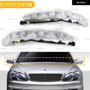 車ミラー インジケーター ライト LEDライトランプ ウィンカーランプ メルセデス ベンツ CL S クラス W220/215 2003 - 06 2208200521 - Left and Right