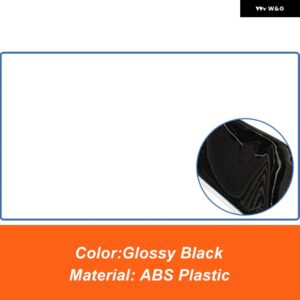 ホンダ シビック セダン 4ドア 8代目 2006-2011 トランク リッド ダックテール カースポイラー ウィング ABS ブラック カーボンカラー アクセサリー パーツ - Glossy Black