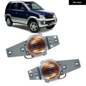 車用 フォグランプ コーナーランプ インジケーター トヨタ ダイハツ テリオス J100 1999-2005 フロント フォグランプ デイタイム ランニングランプ - Left