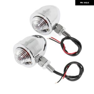 12V 汎用 バイク ヘッドライト パッシング フォグランプ マウント ホルダー 付き ホンダ / ヤマハ / カワサキ / スズキ / トライアンフ /カフェ/レーサー - A Turn Signal lights