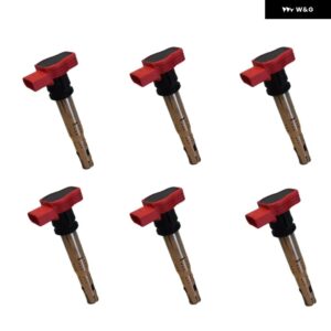 1/4/6個 THREEON イグニッション コイル IC2268M ジェッタ ゴルフ パサート CC ティグアン アウディ A3/4/5/6/7 TT Q3/5 06E905115 ABCDE 07K905715F - 6pcs