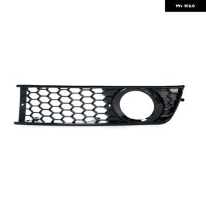 8E0807681 8E0807682フロント バンパー サイド フォグランプ グリル メッシュ グリル ハニカム六角 アウディ A4 B6 2001 - 05 - Left