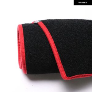 フォード モンデオ MK3 2000 - 2006 内装アクセサリー 自動車 ダッシュボード カバー ダッシュマットボード パッド カーペット ダッシュマット - Black and Red Edge