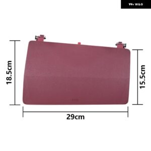 トヨタ ハイラックス ヴィーゴ SR5 MK6/7 2002-2014 車内 ダッシュボード 収納 ボックス フォーチュナー ダッシュ グローブ ボックス 554410K010 55042-0K02 - Red