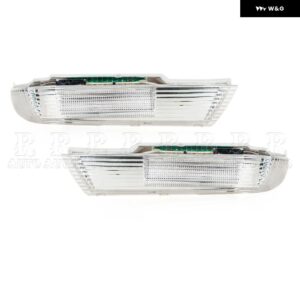 車用LEDリアビューミラー ウィンカーライト インジケーター ランプライト VW TOUAREG 2003 2004 2005-2007 7L6949101B 7L6949102B - 1 Left and 1 Right