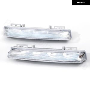 車用 LED DRL デイタイム ランニングライト フロント バンパー グリル メルセデス ベンツ C クラス W204 2011 - 14 A2048803324 - 1 Pair DRL Light