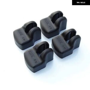 3D ABSドアロックストッパーリミッティングカバー ドア プロテクター トヨタ RAV4 RAV-4 XA50 2019-2023 装飾 アクセサリー - 4pcs2