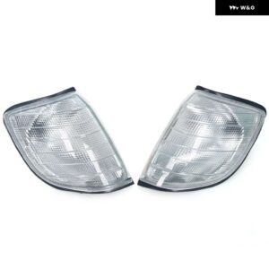 コーナーライト メルセデス ベンツ W140 S クラス S320 S420 S500 S600 1991-1998 1408207461 1408207361 ウィンカーライト イエロー ホワイト - Clear 1 pair