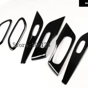 日産 ティアナ /アルティマ 2013-2017 インナードア アームレスト ウィンドウリフトスイッチ ボタン パネル ストリップ ステッカー カバー トリム 6個 - F