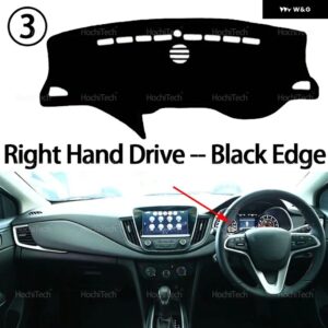 シボレー モンツァ 2019 - 22 ダッシュボード カバー ダッシュマットボード パッド カーペット ダッシュマット UVカットマット 左ハンドル - Right Hand Black