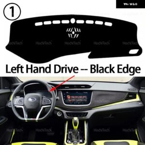 SWM G01 F FF CIRELLI 3 2018-24 アクセサリー ダッシュボード サンシェード カーペット ダッシュボード カバー パッド 左 右ハンドル - Left Hand Black