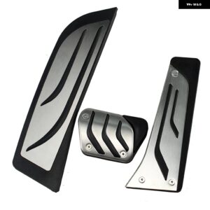 RHD フットレスト ペダル パッド カバー BMW F20 F30 F31 316I 320I 328I 1 3 4シリーズ スポーツ ガスブレーキ フットペダルカバー レストペダルキット - AT3PCS