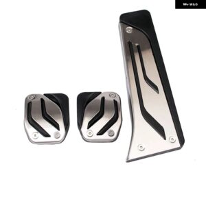 RHD フットレスト ペダル パッド カバー BMW F20 F30 F31 316I 320I 328I 1 3 4シリーズ スポーツ ガスブレーキ フットペダルカバー レストペダルキット - MT 3pcs