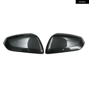 シボレー エクイノックス サード GE 2017 2018 車用バックミラー カバー サイドウィング フレーム カバー カーボン スタイル トリム シェル - black