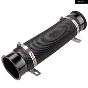 汎用 76MM 車用 コールドエア ターボ吸気インレット パイプ フレキシブルダクト チューブ ホース コールドフィードダクト パイプ RS-BOV090 - Blue