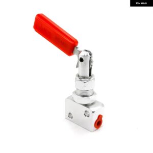 ブレーキプロポーション バルブ 調整可能プロップブレーキバイアスアジャスター レーシングカー レバー タイプ BX100630 - Silver