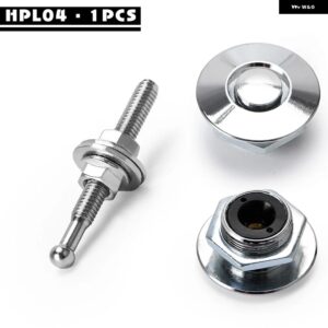 1.25インチ 汎用 スタイル プッシュ ボタン ビレット フードピン ロッククリップキット カークイックピン BMW など VR-HPL04/05 - HPL04S 1PIECE
