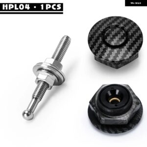 1.25インチ 汎用 スタイル プッシュ ボタン ビレット フードピン ロッククリップキット カークイックピン BMW など VR-HPL04/05 - HPL04CF 1PIECE
