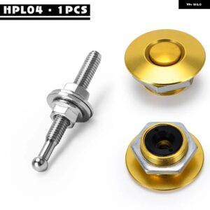 1.25インチ 汎用 スタイル プッシュ ボタン ビレット フードピン ロッククリップキット カークイックピン BMW など VR-HPL04/05 - HPL04G 1PIECE