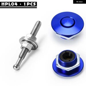 1.25インチ 汎用 スタイル プッシュ ボタン ビレット フードピン ロッククリップキット カークイックピン BMW など VR-HPL04/05 - HPL04B 1PIECE