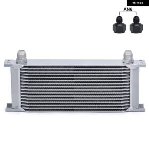 16列 AN-10AN 汎用 エンジン トランス ミッション オイルクーラー VR7016 - with 2 AN6 fitting2
