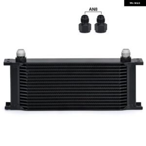 16列 AN-10AN 汎用 エンジン トランス ミッション オイルクーラー VR7016 - with 2 AN8 fitting