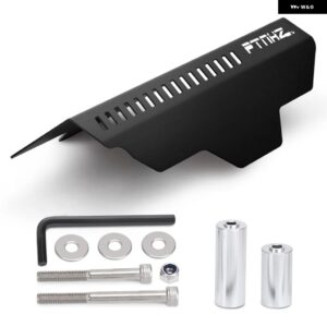 アシュアランス オルタネーター プーリー ベルトカバー スバル WRX STI 02-17 レッド/ブラック - BLACK WITH PT LOGO