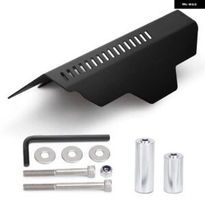 アシュアランス オルタネーター プーリー ベルトカバー スバル WRX STI 02-17 レッド/ブラック - BLACK NO LOGO