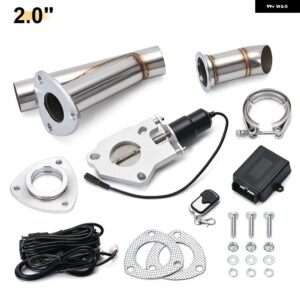 2.0インチ 2.25インチ 2.5インチ 3.0インチ 電動 ステンレス 製排気カットアウト カットアウトダンプ バルブ /スイッチ リモコン 付き PQY5295 - 2.0 inch