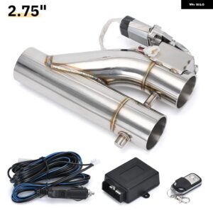 汎用 2インチ 2.25インチ 2.5インチ 3.0インチ ステンレス 304 電動排気ダウン パイプ カットアウト Eカットアウト デュアル バルブ リモートワイヤレス - OLD TYPE 2.75