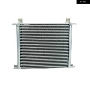 30列 オイルクーラー 汎用 エンジン トランス ミッション オイルクーラー キット AN10 10 AN PQY7030 - Silver