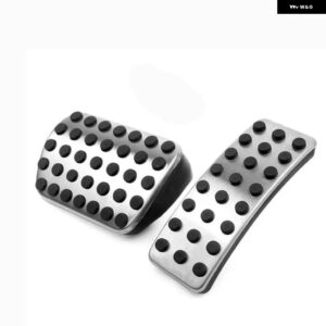 車ペダル メルセデス ベンツ A B GLA ML GL R W176 W245 W246 W251 W164 W166 X164 X166 C177 X156 AT アクセル ブレーキ フットレスト パッド - AT 2pcs