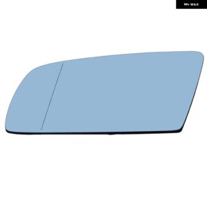 ブルーサイドバックミラー ガラスヒーター曇り止めサイドウィングミラー レンズ BMW E60 E61 2003-2010 E63 E64 2004-2011カーアクセサリー - Blue glass Left