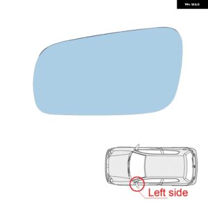 RHYMING ヒーター付きバックミラー ガラス 曇り止め 霜取り サイドミラー ガラス フォルクスワーゲン VW ジェッタ ゴルフ MK4 パサート 1999-2004 - Blue glass Left