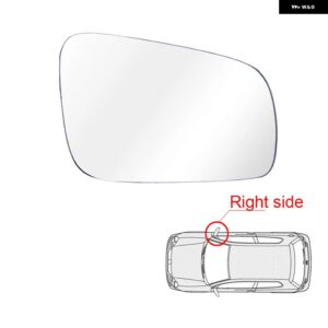 RHYMING ヒーター付きバックミラー ガラス 曇り止め 霜取り サイドミラー ガラス フォルクスワーゲン VW ジェッタ ゴルフ MK4 パサート 1999-2004 - Clear glass Right