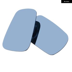 RHYMING ヒーター付きバックミラー ガラス 曇り止め 霜取り サイドミラー ガラス フォルクスワーゲン VW ジェッタ ゴルフ MK4 パサート 1999-2004 - Blue glass Pair