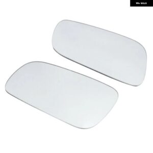 RHYMING ヒーター付きバックミラー ガラス 曇り止め 霜取り サイドミラー ガラス フォルクスワーゲン VW ジェッタ ゴルフ MK4 パサート 1999-2004 - Clear glass Pair
