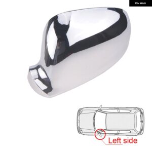 バックミラー キャップ ウィングサイドミラー カバー ハウジング クローム VW ゴルフ ラビット ジェッタ MK5 06-09 パサート 2003-2005 カーアクセサリー - Chrome Left