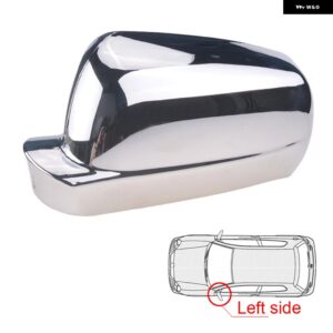 RHYMING クロームメッキ バックミラー キャップ ウィングサイドミラー カバー ハウジング VW ゴルフ 4 MK4 アクセサリー ボーラ 1998 1999-2004 - Chrome Left