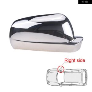 RHYMING クロームメッキ バックミラー キャップ ウィングサイドミラー カバー ハウジング VW ゴルフ 4 MK4 アクセサリー ボーラ 1998 1999-2004 - Chrome Right