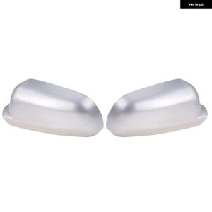 RHYMING クロームメッキ バックミラー キャップ ウィングサイドミラー カバー ハウジング VW ゴルフ 4 MK4 アクセサリー ボーラ 1998 1999-2004 - sliver Pair