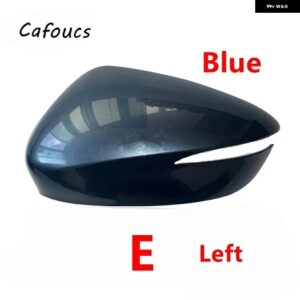 車用ウィング サイド バックミラー カバー キャップ シェル マツダ CX-3 CX3 2013-2022 CX-5 CX5 2015 2016 - E Left LH
