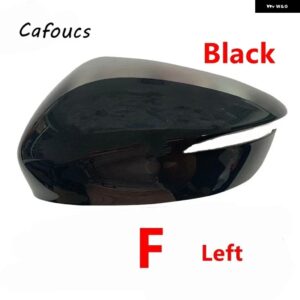 車用ウィング サイド バックミラー カバー キャップ シェル マツダ CX-3 CX3 2013-2022 CX-5 CX5 2015 2016 - F Left LH