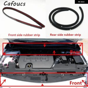車用フロント エンジン ボンネット カバー 防水 ゴムシールストリップ ボンネット フード カウルトップ トヨタ カローラ アルティス 2007-2013 - Front and rear